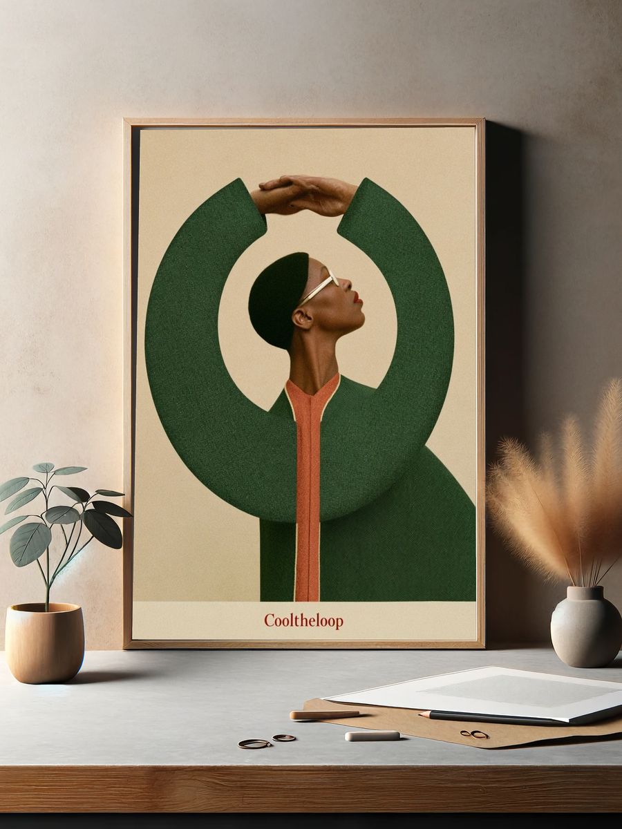 Cooltheloop Typography Poster. — room view 2