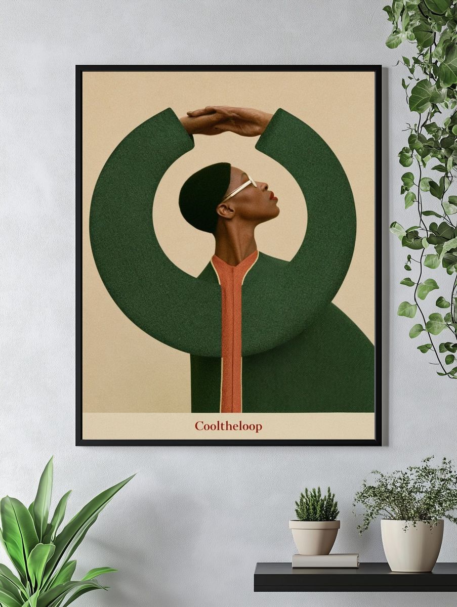 Cooltheloop Typography Poster. — room view 4