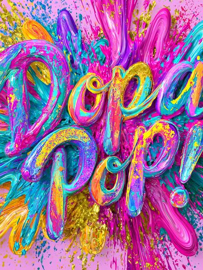 Dream Big Typography Poster.
