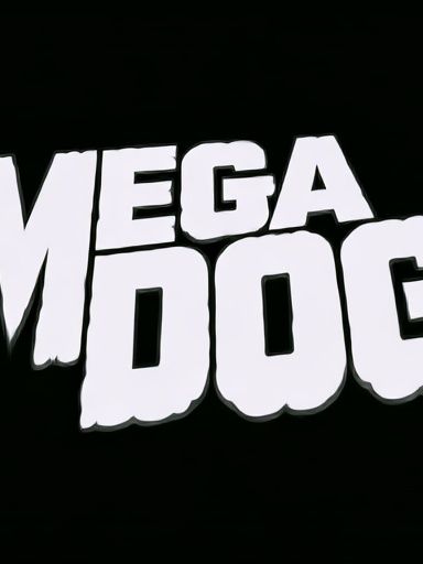 Mega Dog Typography Poster. poster — typography art