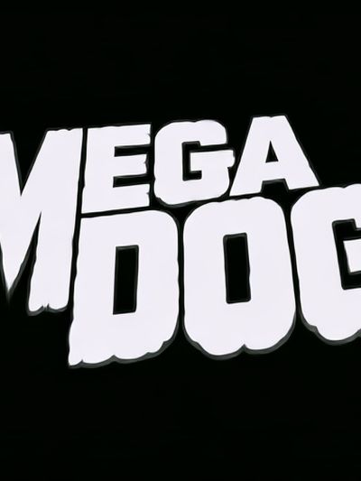 Mega Dog Typography Poster. poster