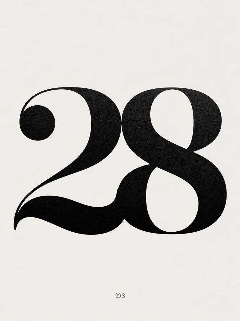 28 Typography Poster. poster detail