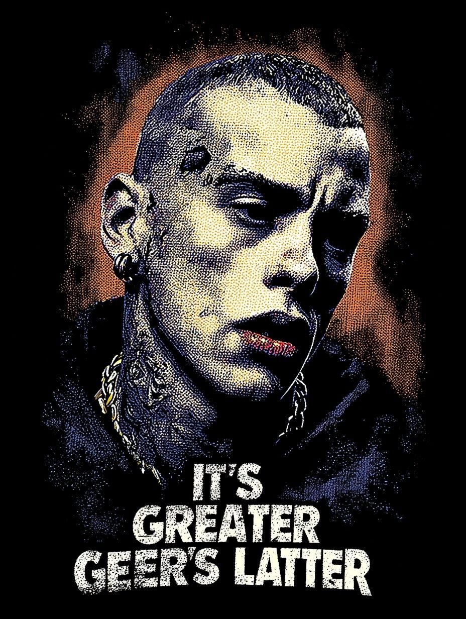 Xxxtentacion Typography Poster. poster — typography art