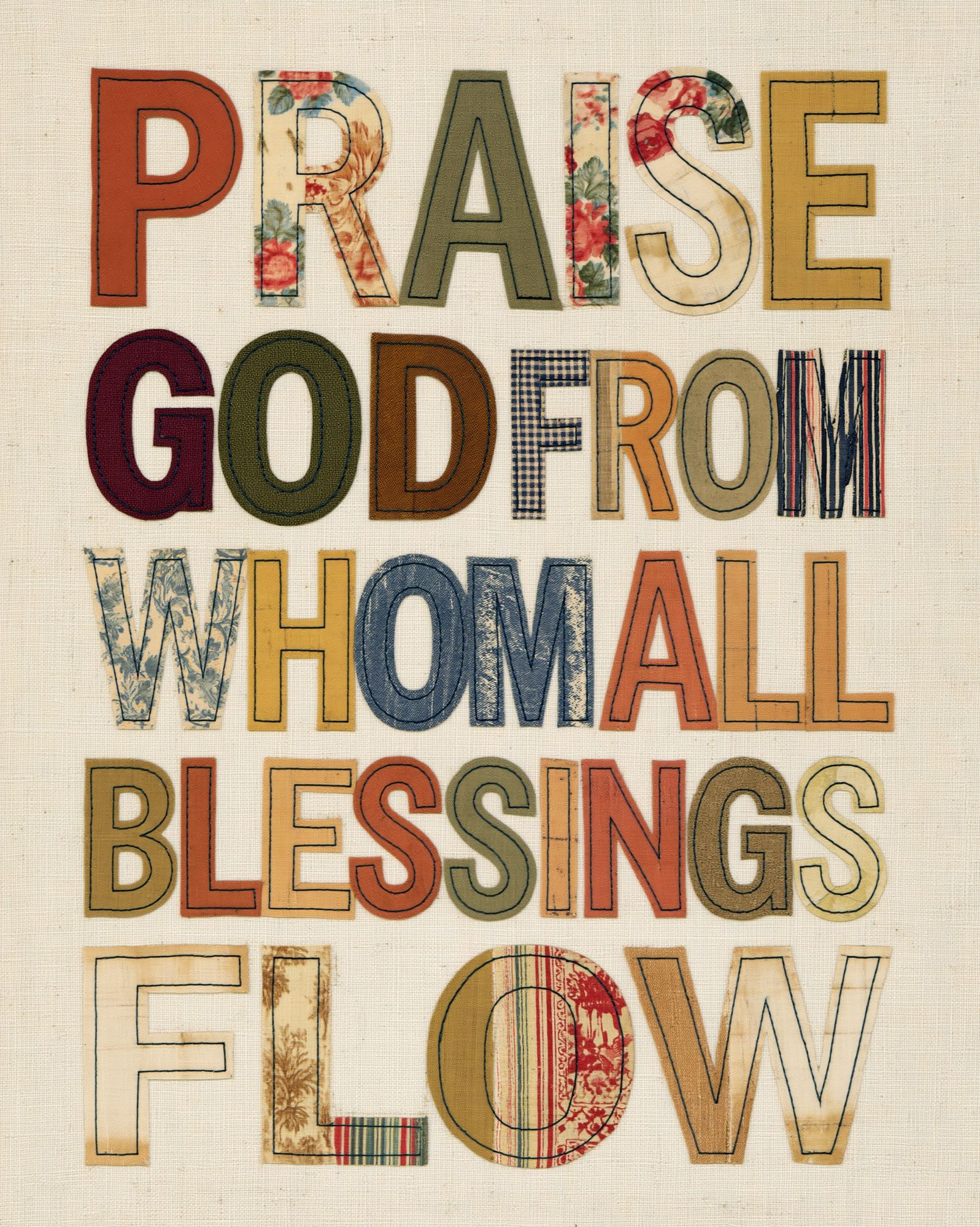 Praise God From Whom All Blessings Flow Poster. poster detail