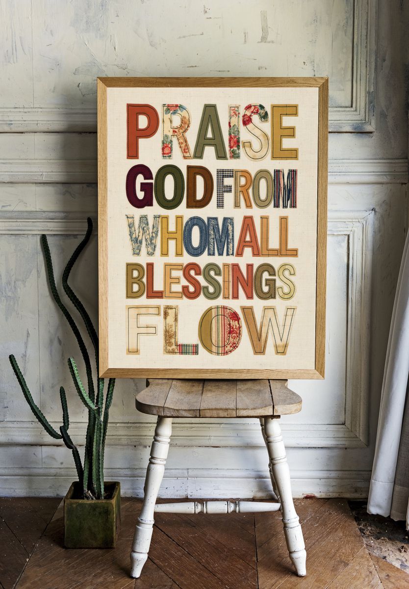 Praise God From Whom All Blessings Flow Poster. — room view 1