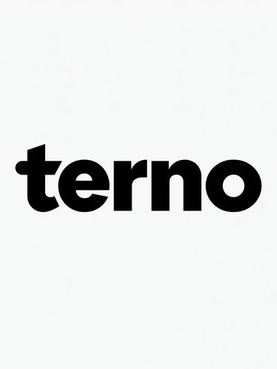Terno Typography Poster. poster