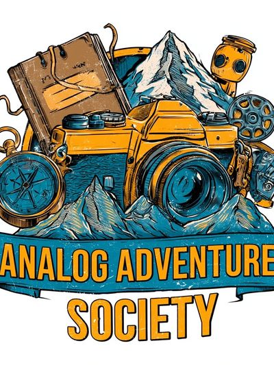 Analog Adventure Society Typography Poster. poster