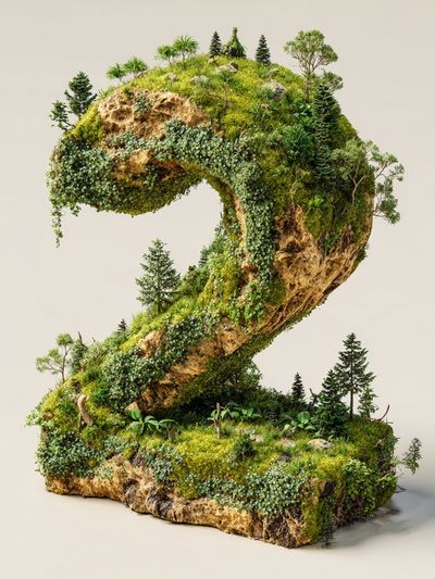 Mossy Forest Number 2 Print. poster