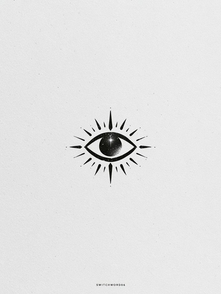 Mystic Eye Minimalist Print. poster detail