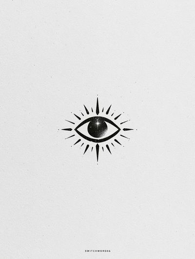 Mystic Eye Minimalist Print. poster