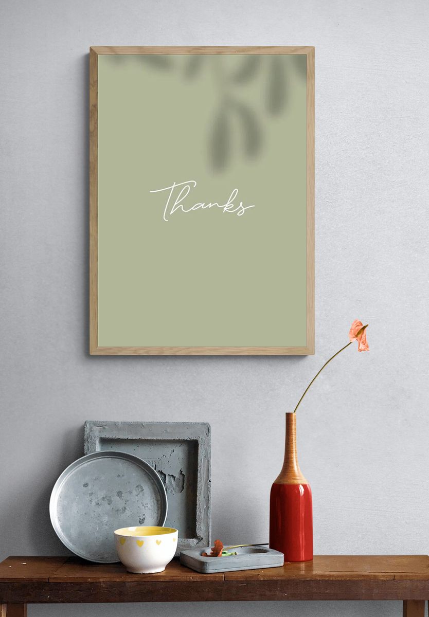 Thanks green background mobile wallpaper. — room view 3