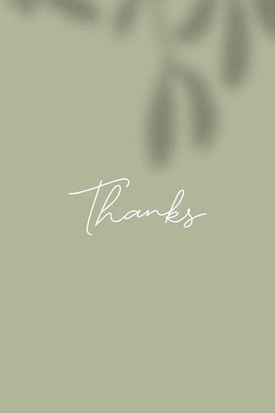 Thanks green background mobile wallpaper.