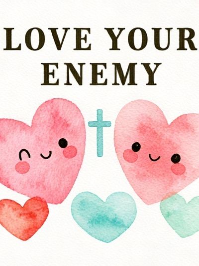Love Your Enemy Typography Poster.