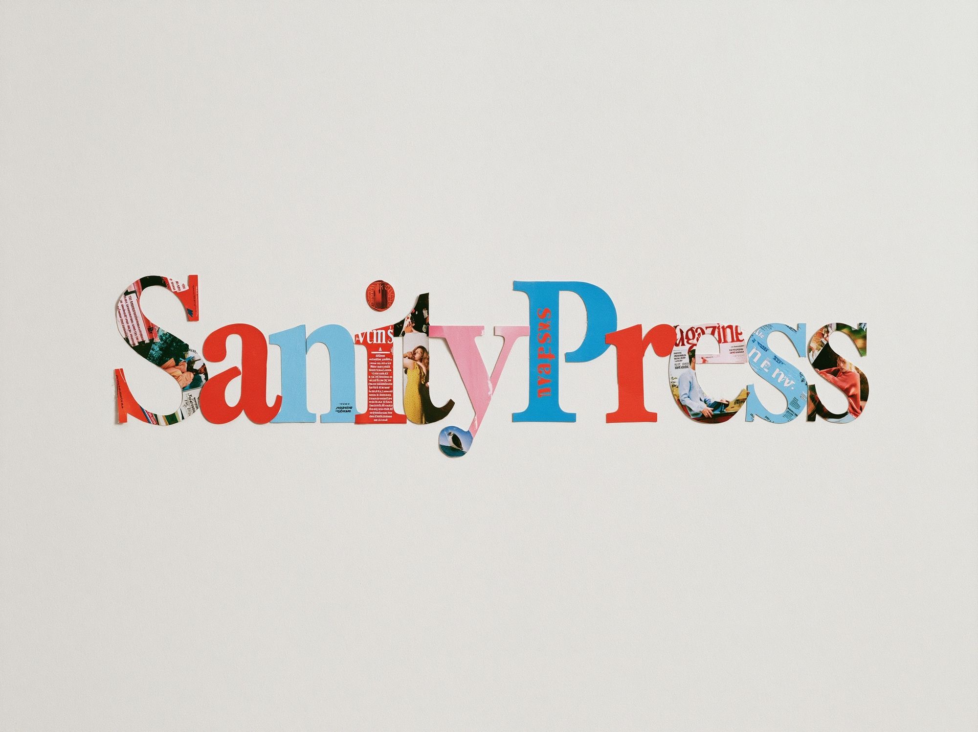 Sanity Press Typography Poster. poster detail