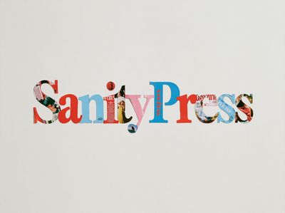 Sanity Press Typography Poster. poster