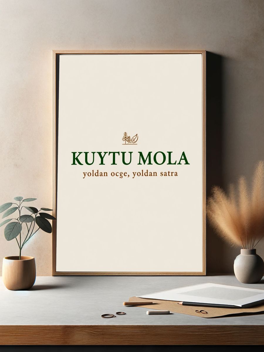 Kuytu Mola Typography Poster. — room view 2