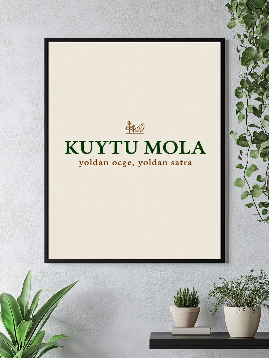 Kuytu Mola Typography Poster. — room view 4