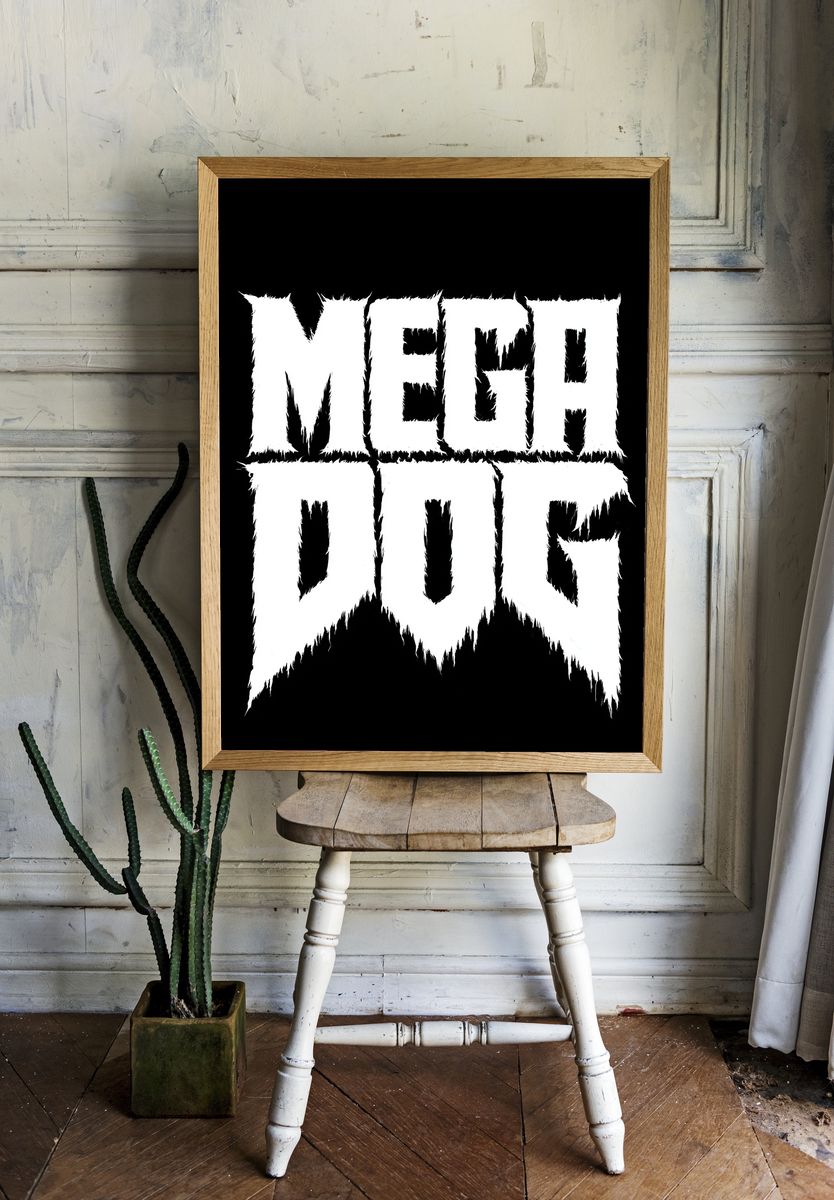 Meth Doom Typography Poster. — room view 1