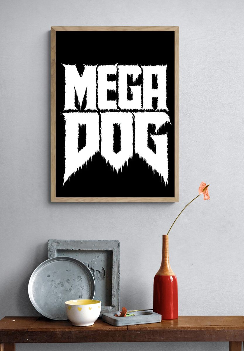 Meth Doom Typography Poster. — room view 3