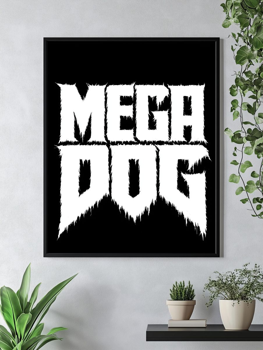 Meth Doom Typography Poster. — room view 4