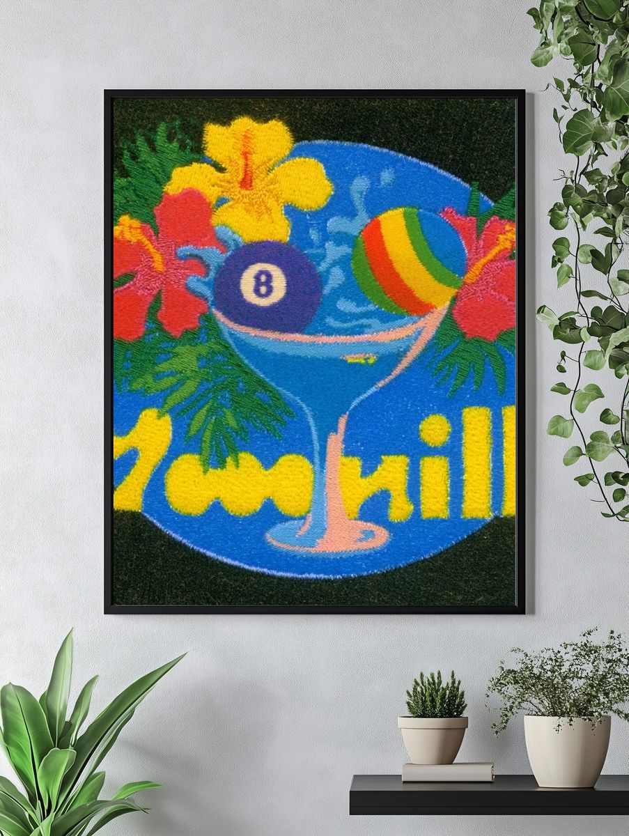 7th Chill Retro Typography Poster. — room view 4
