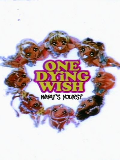 One Dying Wish Typography Poster. poster
