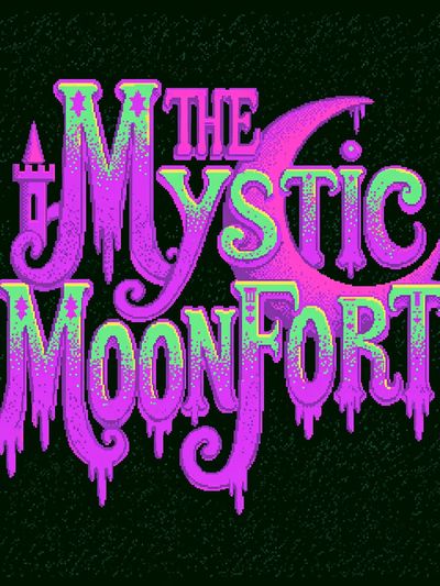 The Mystic Moonfort Typography Poster. poster