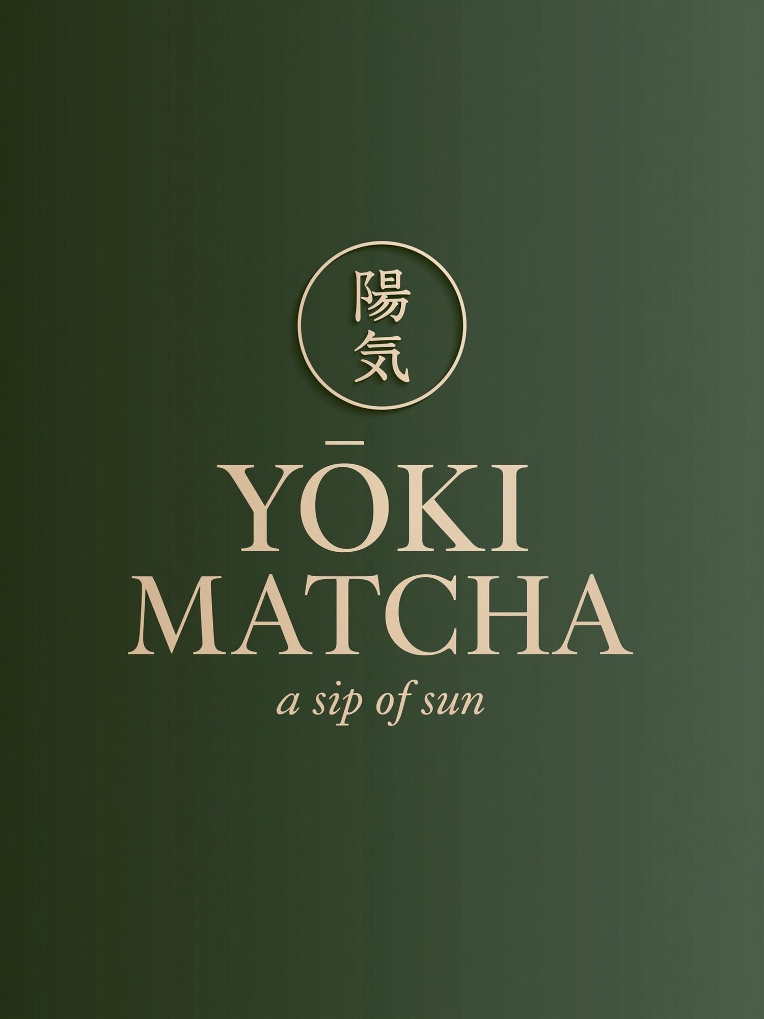 Yōki Matcha Typography Poster. poster detail