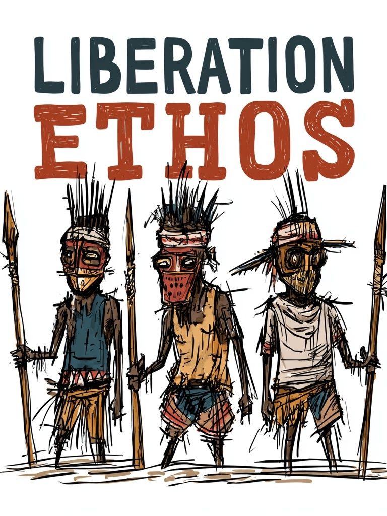 Liberation Ethos Typography Poster. poster detail