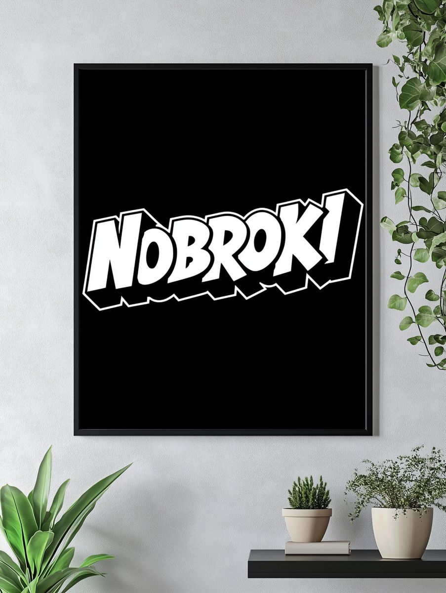 Nobroki Typography Poster. — room view 4