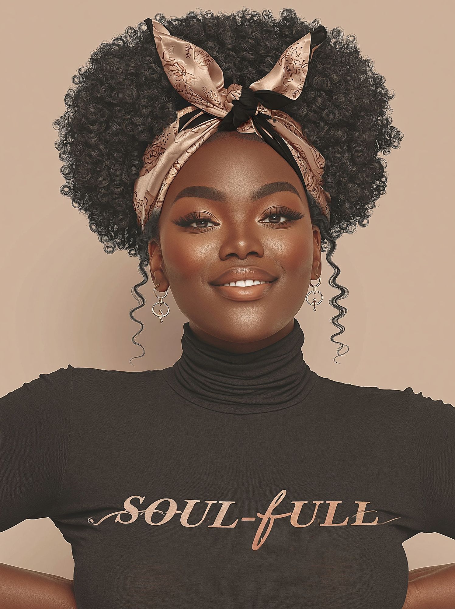 Soul-Full Portrait Typography Poster. poster detail