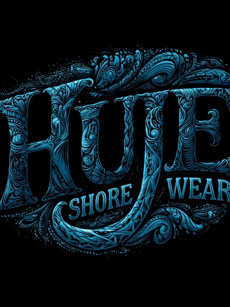 Hype Shore Wear Typography Poster. poster — typography art