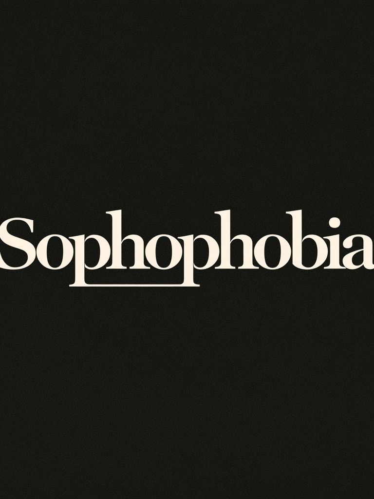 Sophophobia Typography Poster. poster detail