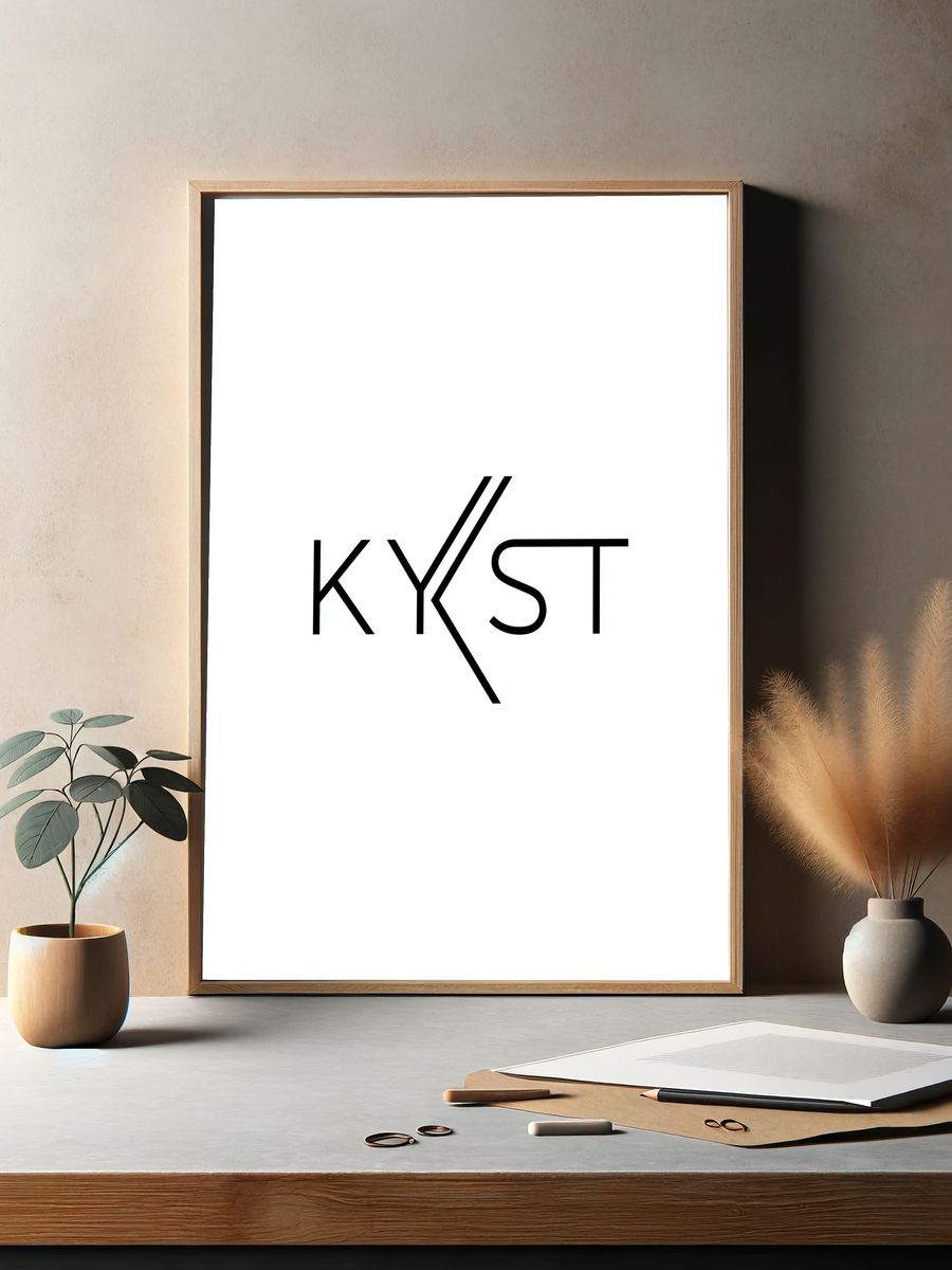 KYST Typography Poster. — room view 2
