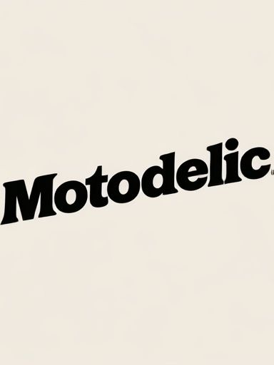 Motodelic Typography Poster. poster — typography art