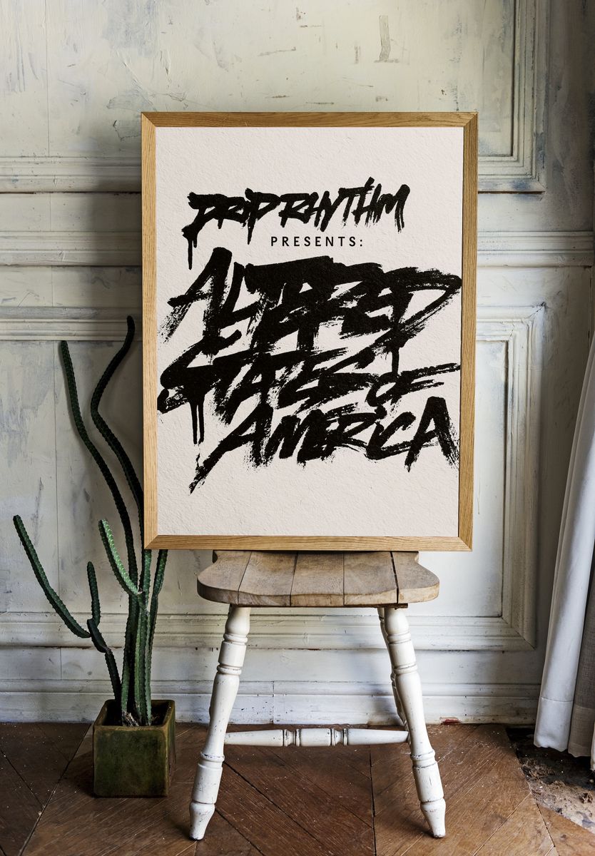 Pop Rhythm Presents Poster. — room view 1