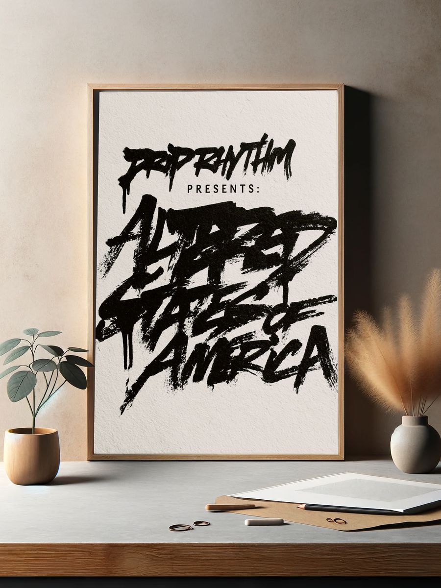 Pop Rhythm Presents Poster. — room view 2