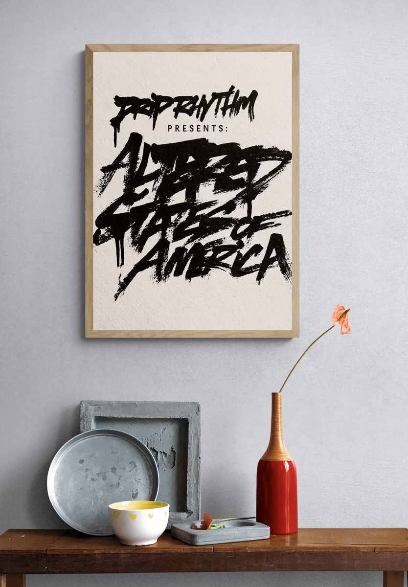 Pop Rhythm Presents Poster. — room view 3