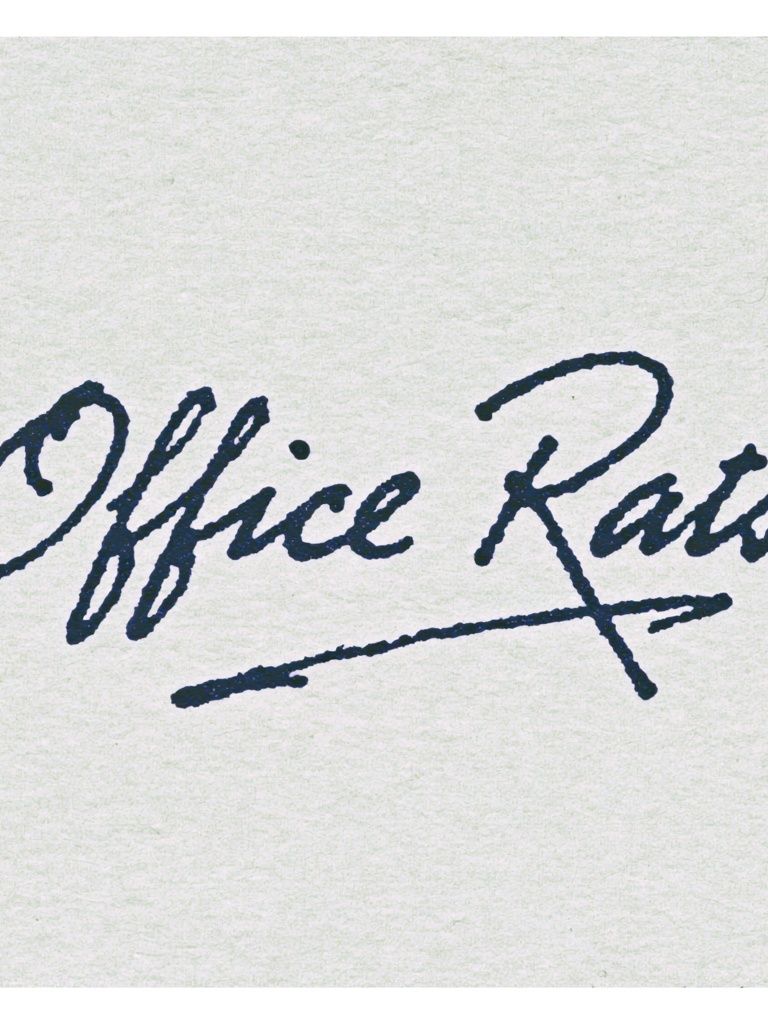 Office Rats Typography Poster. poster detail