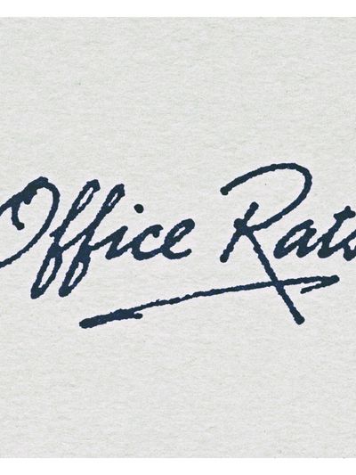 Office Rats Typography Poster. poster
