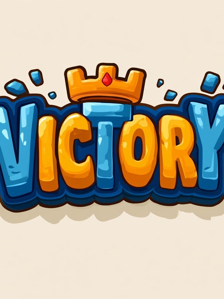 Victory Typography Poster. poster detail