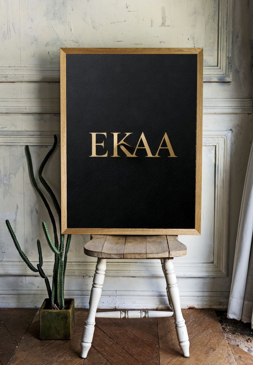 EKAA Typography Poster. — room view 1