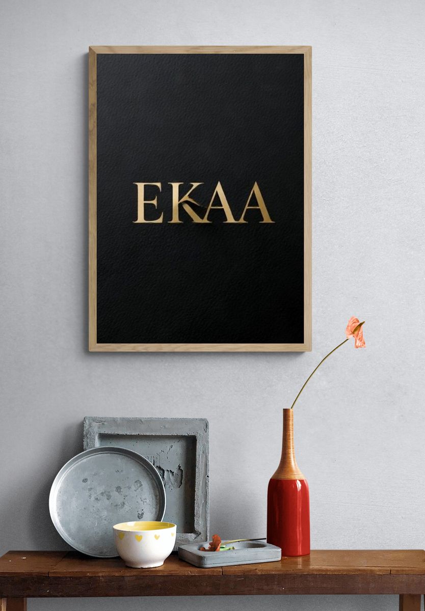 EKAA Typography Poster. — room view 3
