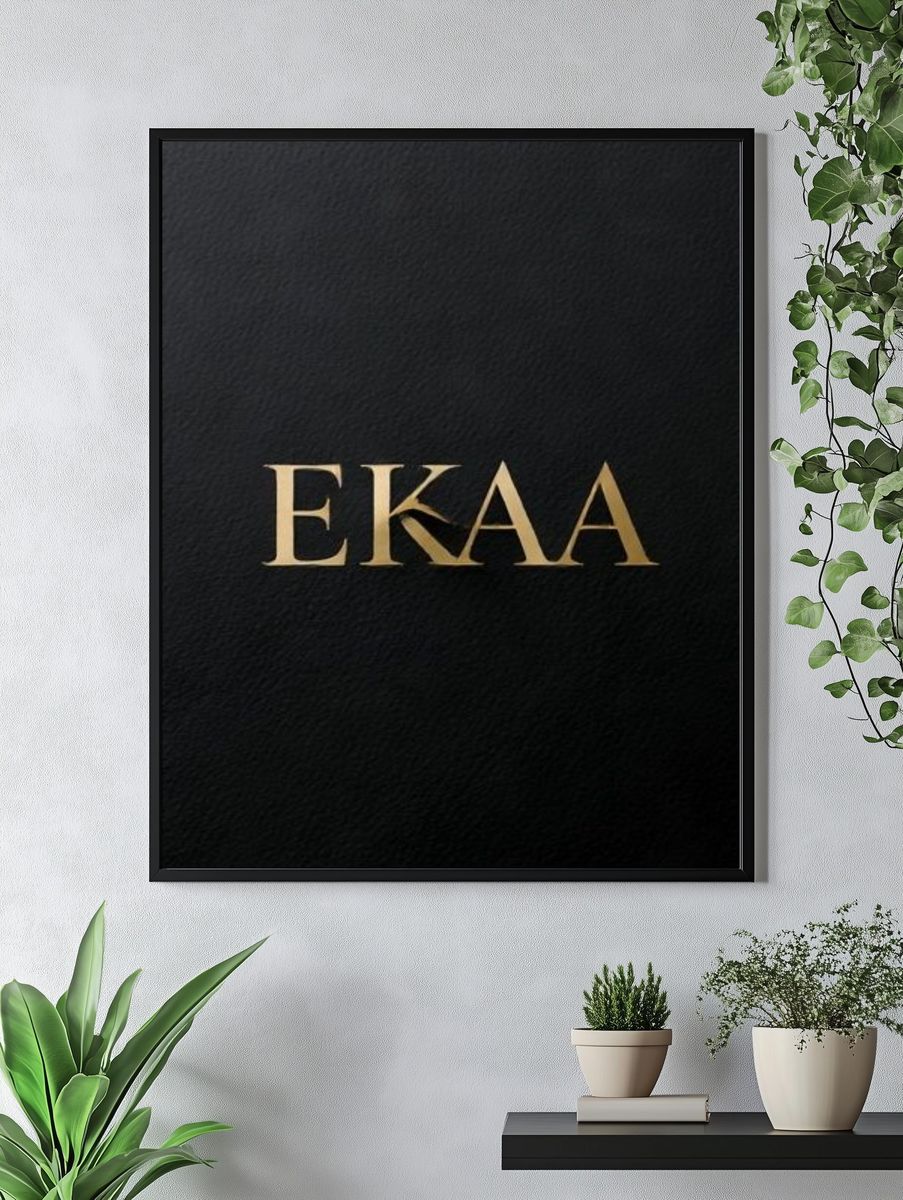 EKAA Typography Poster. — room view 4
