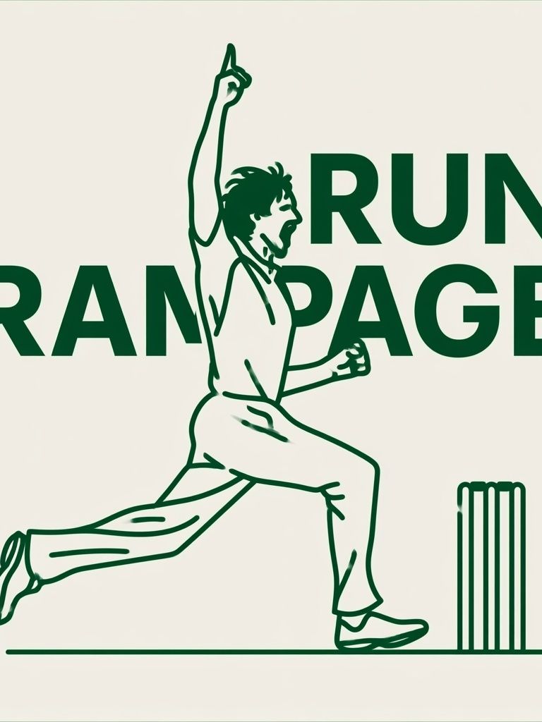 Run Rampage Typography Poster. poster detail