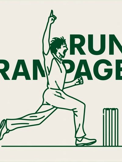 Run Rampage Typography Poster.