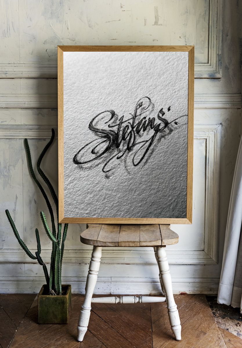 Stay Wild Typography Poster. — room view 1
