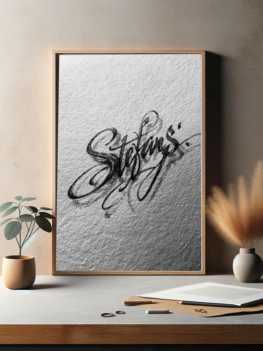 Stay Wild Typography Poster. — room view 2
