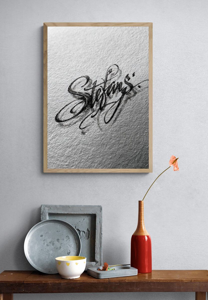 Stay Wild Typography Poster. — room view 3