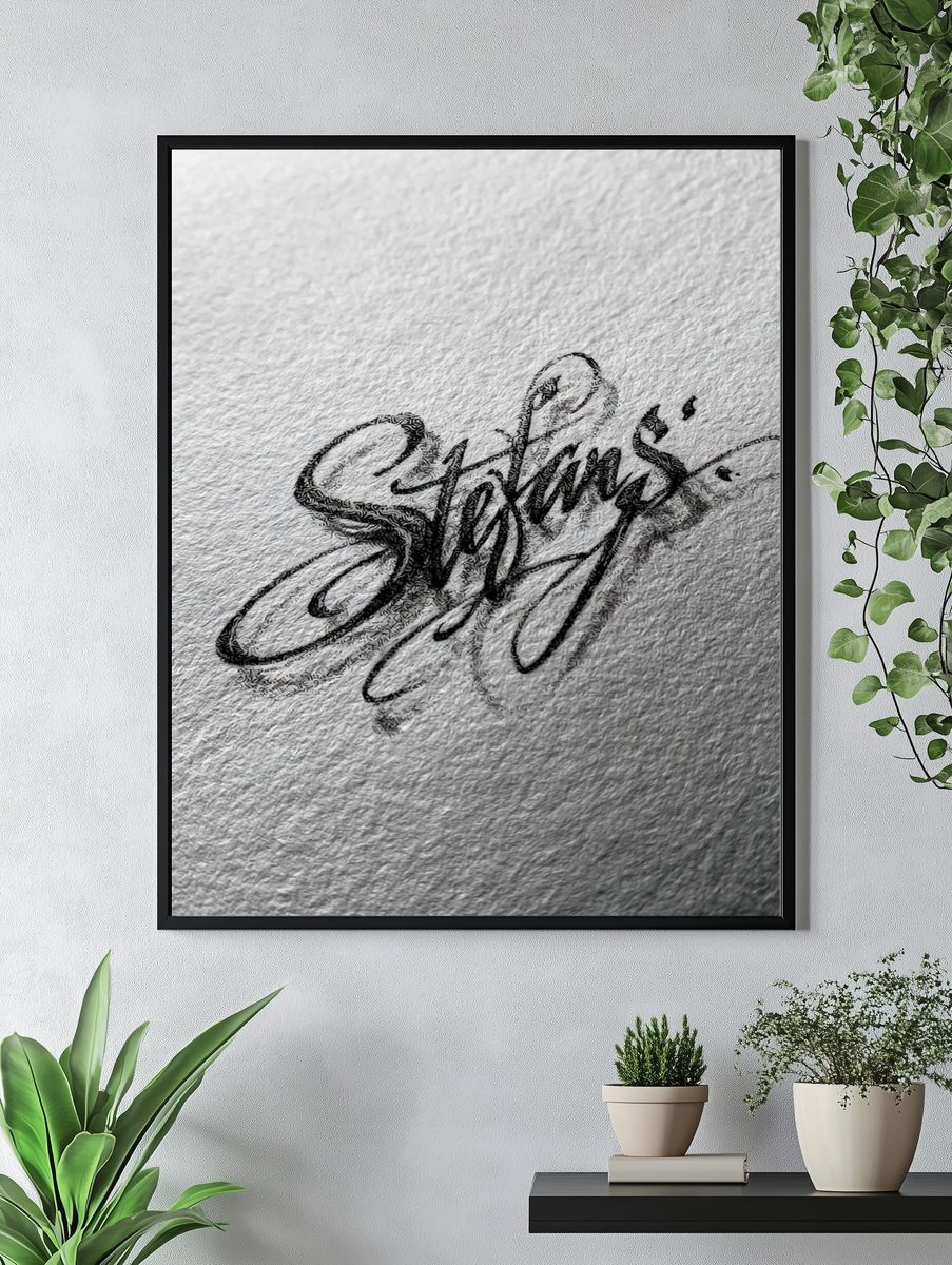 Stay Wild Typography Poster. — room view 4